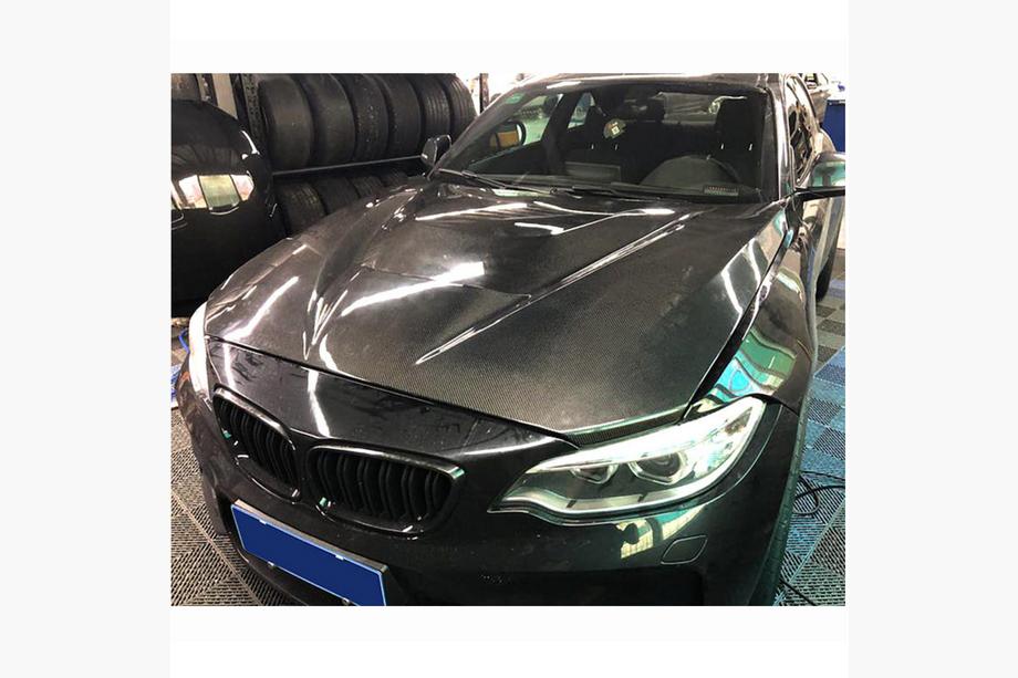 BMW 2 Series F22/F23 2014-2021 Cofano V1 (Carbonio) Foto 4