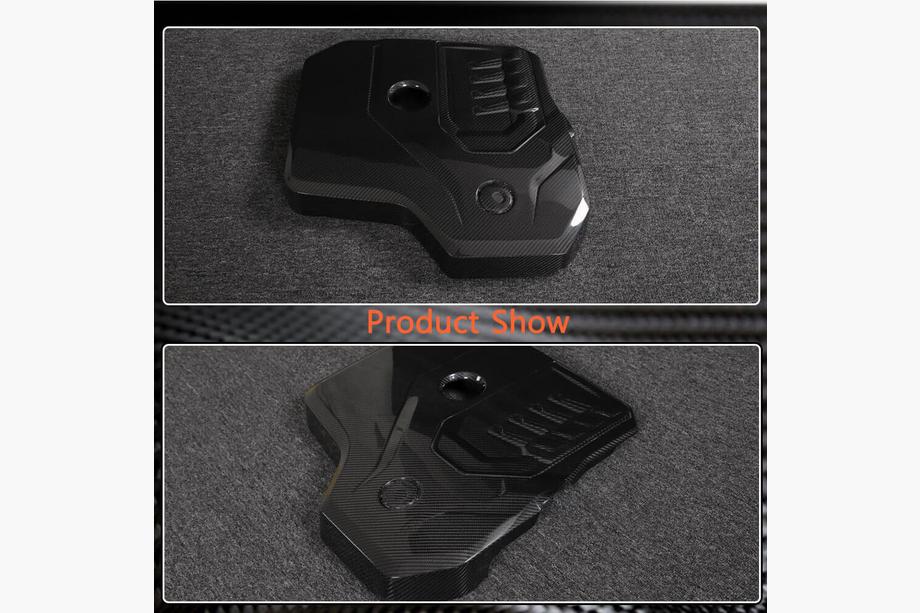 BMW Serie 5 G30/G31 2017–2023 Copertura motore Dry Carbon (2021-2023) Foto 4