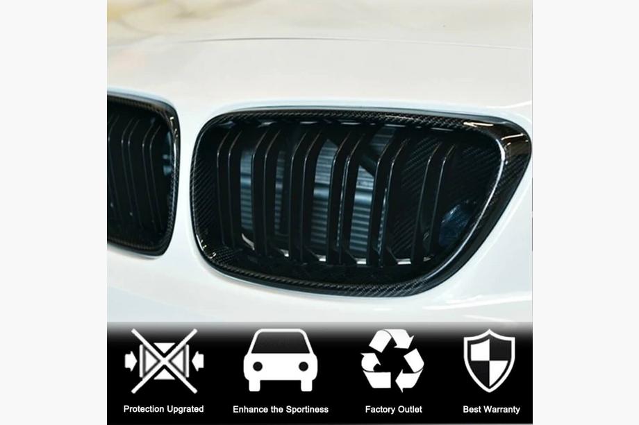 BMW 2 Series F22/F23 2014-2021 Calandra M-Look (Carbonio) Foto 2