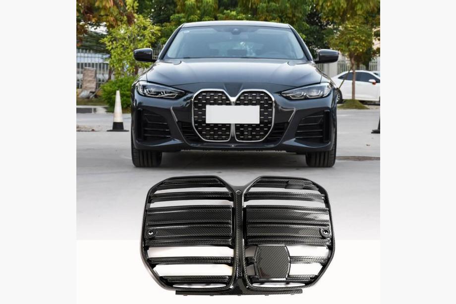 BMW 4 Series G22/23/26 2020- Calandra V5 (per G82/G83, Carbonio) Image