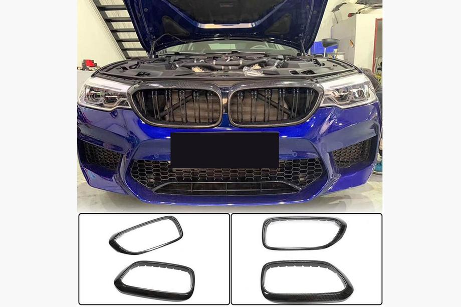 BMW Serie 5 G30/G31 2017–2023 Calandra a Doppio Rene in Carbonio V2 (2017-2020) Foto 1
