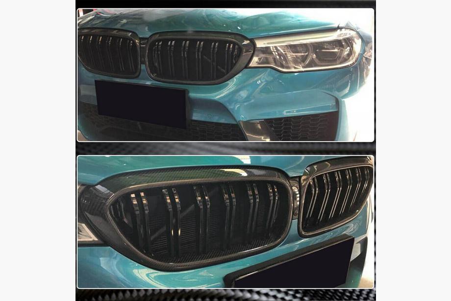 BMW Serie 5 G30/G31 2017–2023 Calandre M-Look V1 (2017-2020, Carbonio) Foto 3