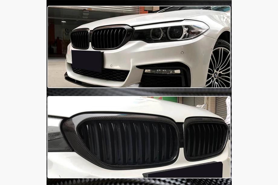 BMW Serie 5 G30/G31 2017–2023 Calandre M-Look V1 (2017-2020, Carbonio) Foto 4