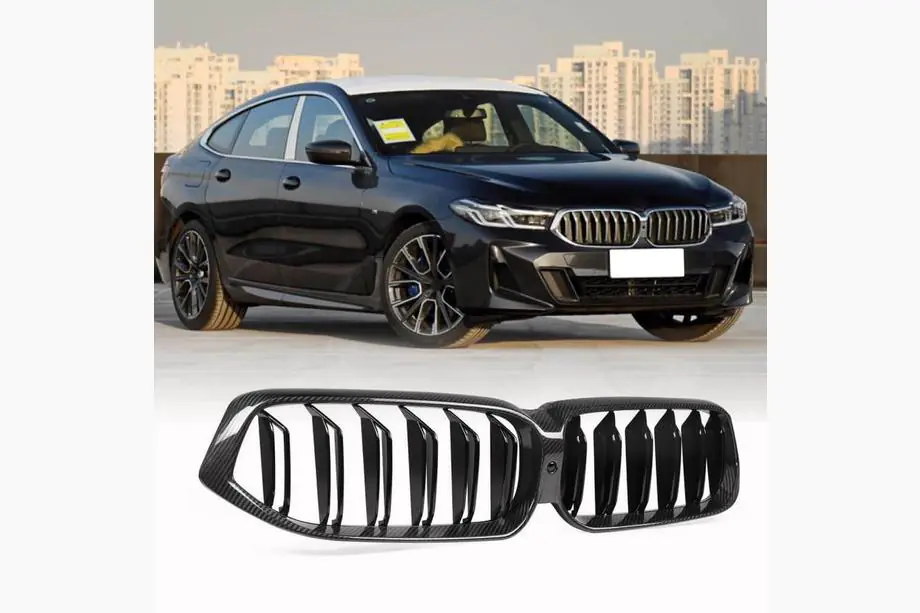 BMW 6 Series G32 2017- Calandre M-Look V2 (2020-2023, Carbonio) Foto 1