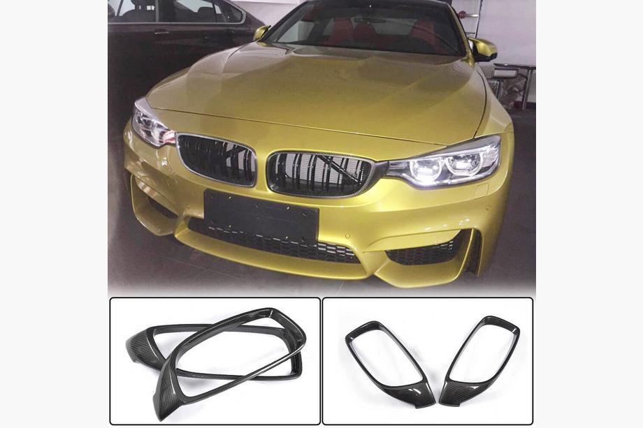 BMW 4 Series F32/F33/F36 2012-2020 Cornice Griglia (Carbonio) Image