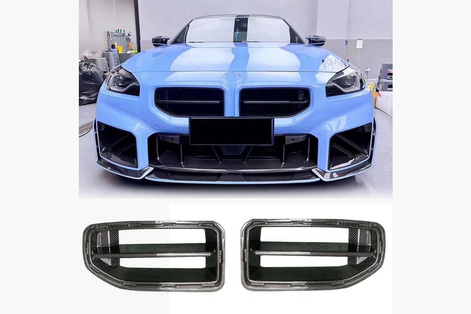 BMW 2 Series G42 2021- Calandra in carbonio secco (per G87) Image