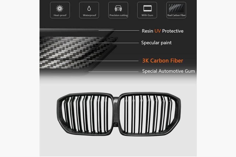 BMW X5 G05 2019–2026 Calandre M-Look V2 (2018-2022, Carbonio) Foto 5