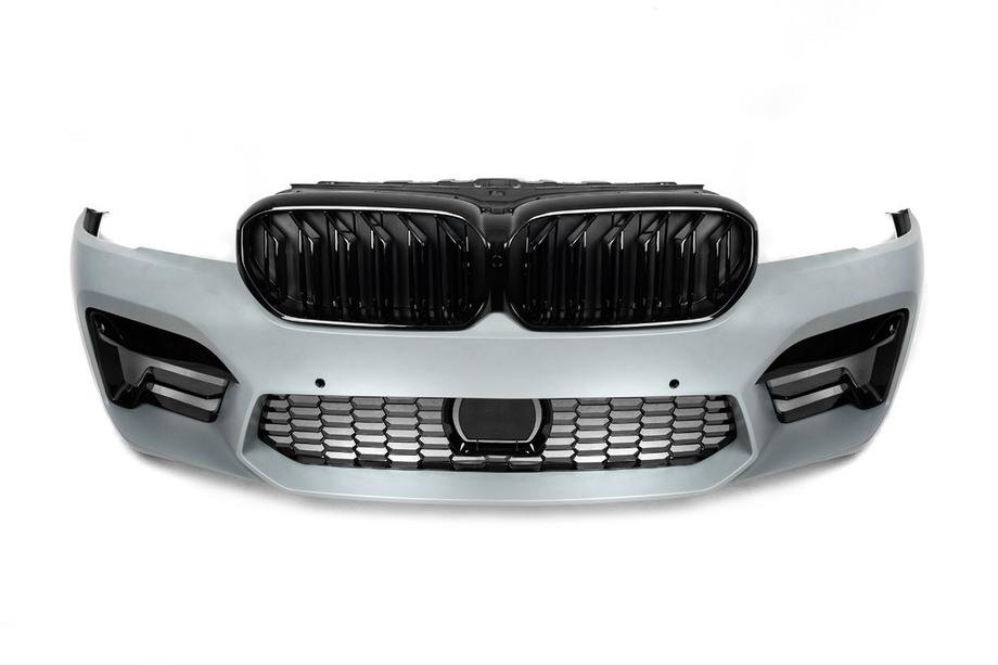 BMW Serie 5 G30/G31 2017–2023 Paraurti anteriore completo stile M5 F90 (per 2021+) Foto 3