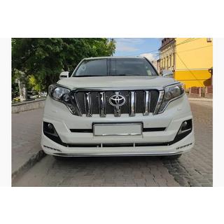 Protezioni paraurti anteriori e posteriori Luxury (2013-2017) Toyota Land Cruiser Prado 150 2009-2023 foto 1