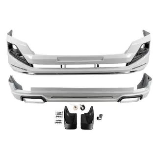 Protezioni paraurti anteriori e posteriori Luxury (2013-2017) Toyota Land Cruiser Prado 150 2009-2023 foto 2