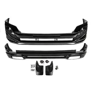 Protezioni paraurti anteriori e posteriori Luxury (2013-2017) Toyota Land Cruiser Prado 150 2009-2023 foto 3