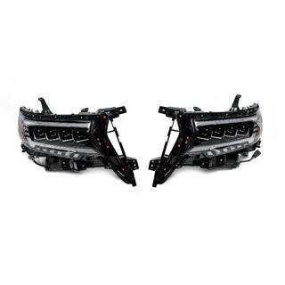 Fari anteriori Lexus-Design 4-LED V2 (2017+, 2 pz) Toyota Land Cruiser Prado 150 2009-2023 foto 2