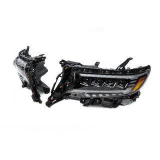 Fari anteriori Lexus-Design 4-LED V2 (2017+, 2 pz) Toyota Land Cruiser Prado 150 2009-2023 foto 4