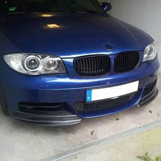 Flap Aggiuntivi paraurti Anteriore (per E82/E88 M-Sport, Carbonio) foto 2
