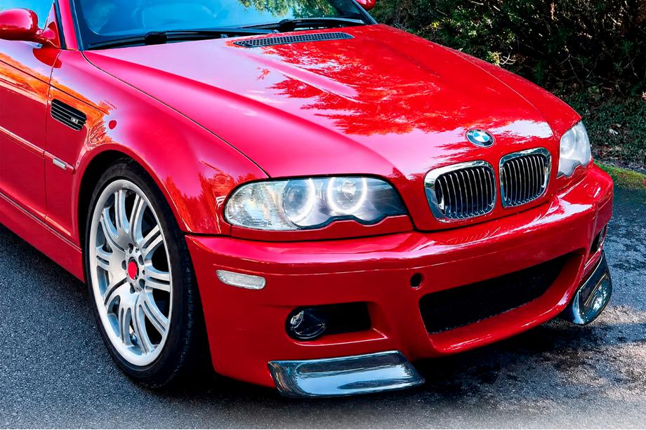 BMW 3 Series E46 1998-2006 Flap Aggiuntivi paraurti Anteriore (per M3, Carbonio) Foto 1