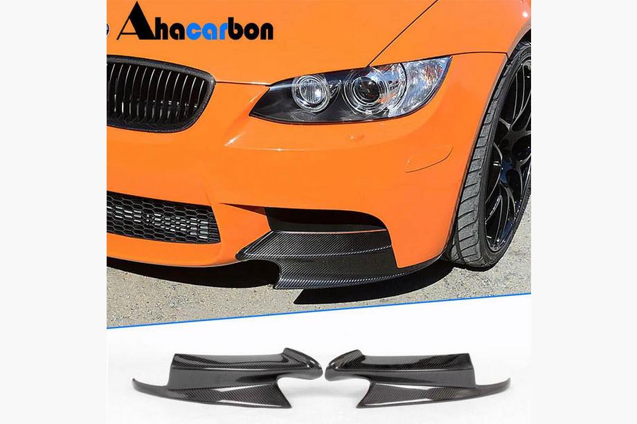BMW 3 Series E92/E93 2006–2013 Estensioni Flap Paraurti Anteriore Carbonio (per M3, Carbonio) Image