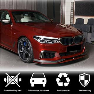 Flap paraurti anteriore V3 per M-Sport 2017-2020 Carbonio BMW Serie 5 G30/G31 2017–2023 foto 2