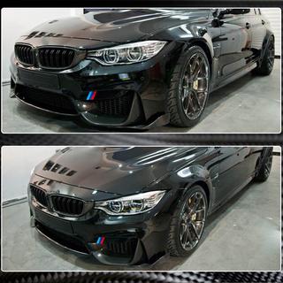 Labbro anteriore Flap V2 per paraurti (per F80, Carbonio) BMW 3 Series F30/F31 2012-2019 foto 4