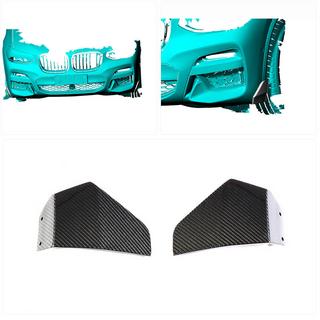 Flap paraurti anteriore (per M-Sport originale 2018-2021, Carbonio) foto 2