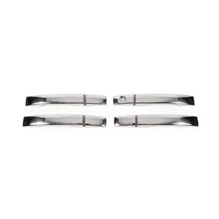 Coperture Maniglie Porta Cromate (4 pz, Acciaio Inox) Ssang Yong Rodius foto 1