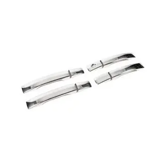 Coperture Maniglie Porta Cromate (4 pz, Acciaio Inox) Ssang Yong Rodius foto 3