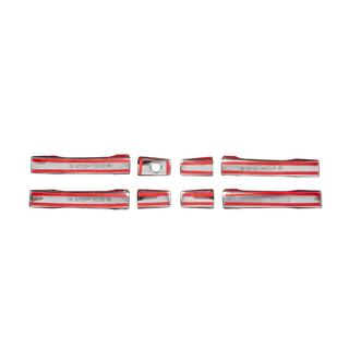 Coperture Maniglie Porta Cromate (4 pz, Acciaio Inox) foto 4