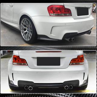 Flap Aggiuntivi paraurti Posteriore (per E82 1M, Carbonio) BMW 1 Series E81/E82/E87/E88 2004-2011 foto 4