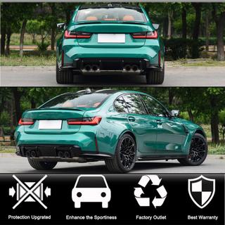 Estensione paraurti posteriore Flap V1 (per G80, Carbonio) BMW 3 Series G20/G21 2018- foto 2