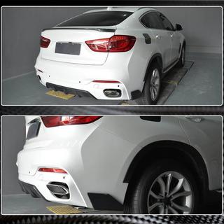 Coperture Paraurti Posteriore Flap (per M-Sport, Carbonio) BMW X6 F16 2014-2019 foto 3