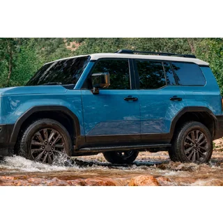 Barre longitudinali tetto OEM nere (alluminio) Toyota Land Cruiser Prado 250 2023- foto 4