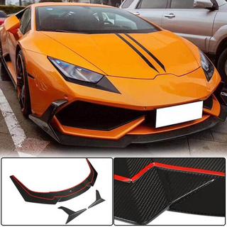 Lip anteriore paraurti V1 (Dry Carbon) Lamborghini Huracan 2014- foto 2