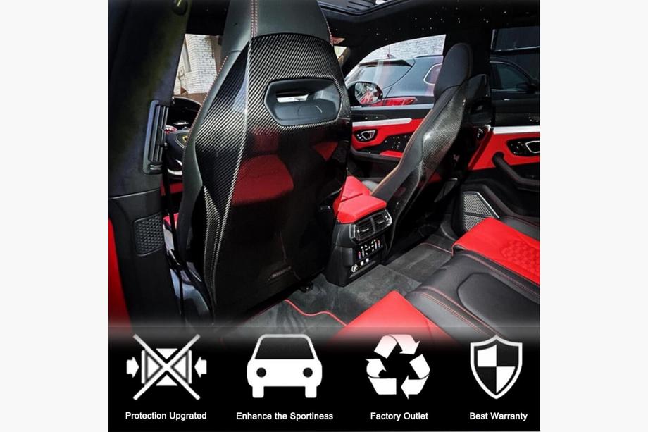 Lamborghini Urus 2018- Copri sedili (Carbonio) Foto 2