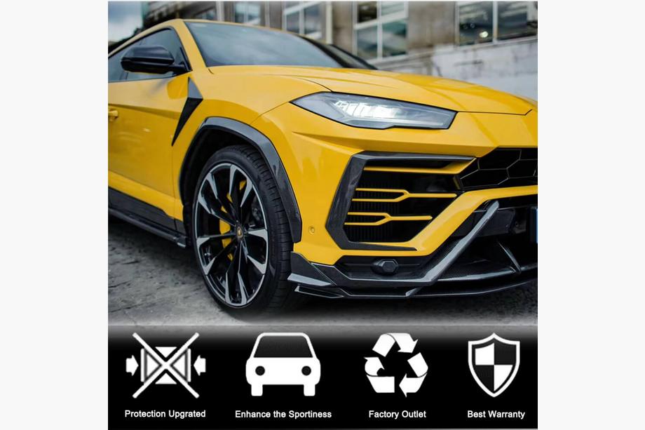 Lamborghini Urus 2018- Coperture parafanghi V1 (Dry Carbon) Foto 3
