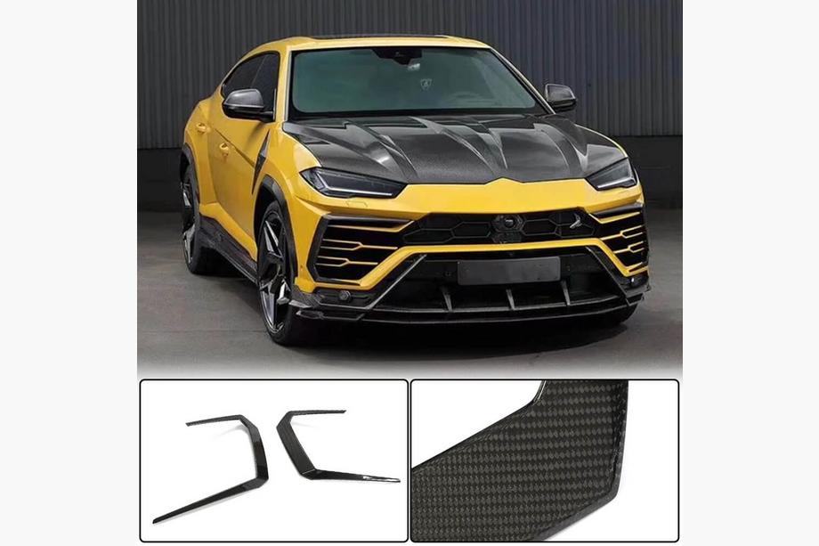Lamborghini Urus 2018- Flap Copribumper Anteriore (Dry Carbon) Foto 1