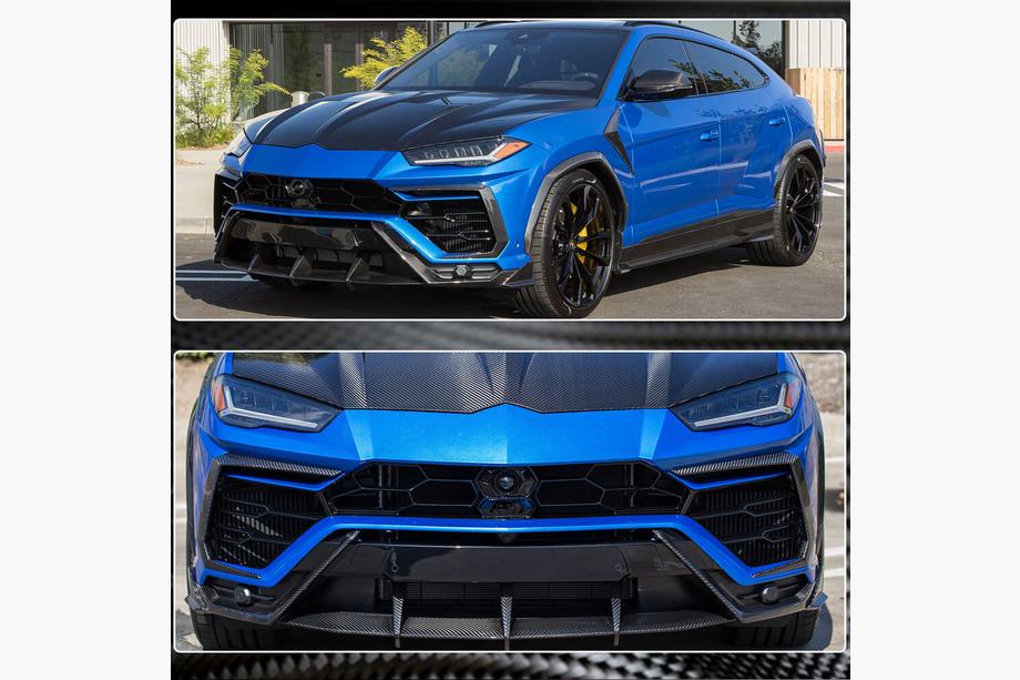 Lamborghini Urus 2018- Flap Copribumper Anteriore (Dry Carbon) Foto 4