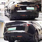 Tesla Model 3 2017- Diffusore Paraurti Posteriore ABS V6 foto 2
