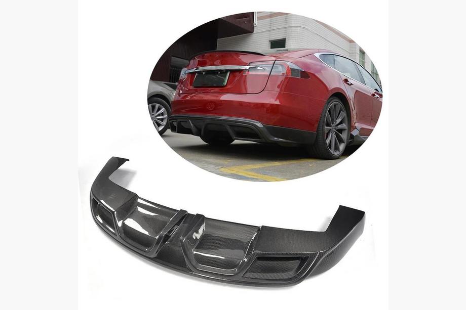 Tesla Model S 2012– Diffusore Posteriore V1 (2012-2016, Carbonio) Image