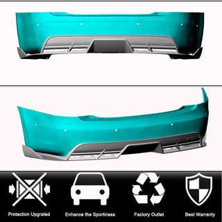Diffusore Paraurti Posteriore (2021+, Carbonio) Tesla Model S 2012– foto 2