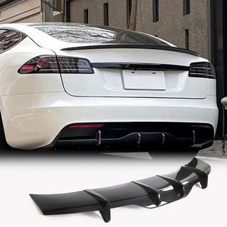 Diffusore posteriore per Plaid 2021+ (Carbonio) Tesla Model S 2012– foto 1