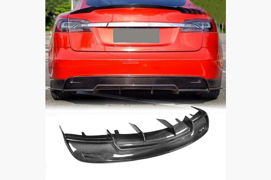 Tesla Model S 2012– Diffusore Paraurti Posteriore FRP V2 Image