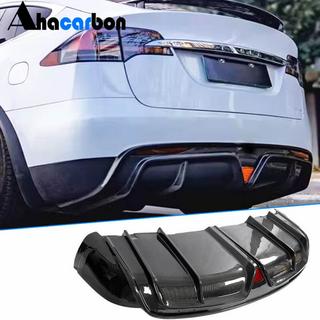 Diffusore posteriore per Plaid 2021-2025, carbonio Tesla Model X 2015- foto 1
