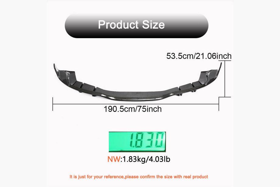 Tesla Model Y 2020- Diffusore Posteriore V1 (2020-2025, Carbonio) Foto 3