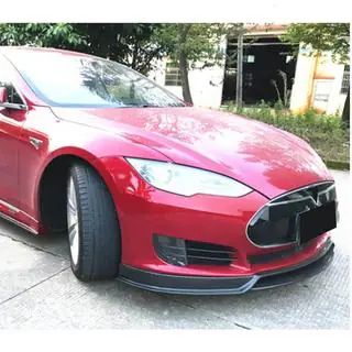 Labbro Anteriore Lip V2 (2012-2016, Carbonio) Tesla Model S 2012– foto 3