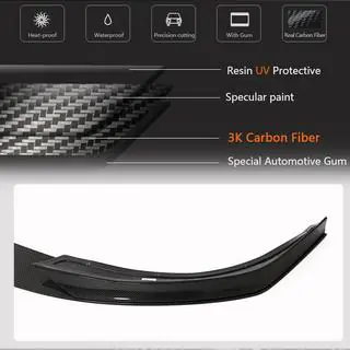 Labbro Anteriore Lip V2 (2021+, Carbonio) Tesla Model S 2012– foto 3
