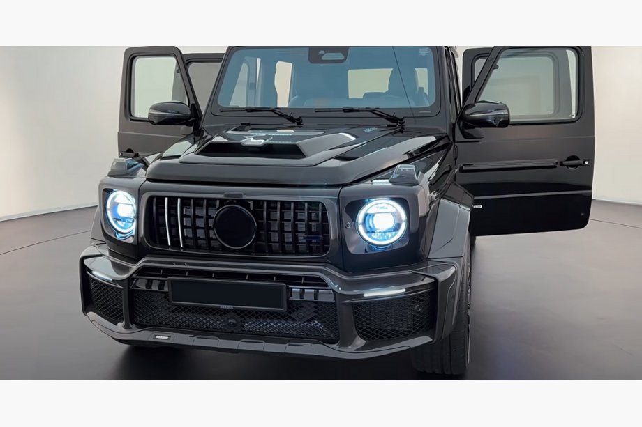 Mercedes G class W465 2025- Cornice griglia radiatore Carbon V1 Image
