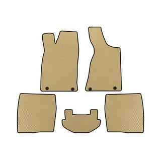 Tappetini EVA (1987-1991, Berlina, Beige) Audi 80/90 1987-1996