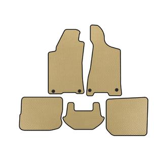 Tappetini auto EVA (1991-1996, Sedan, Beige) Audi 80/90 1987-1996