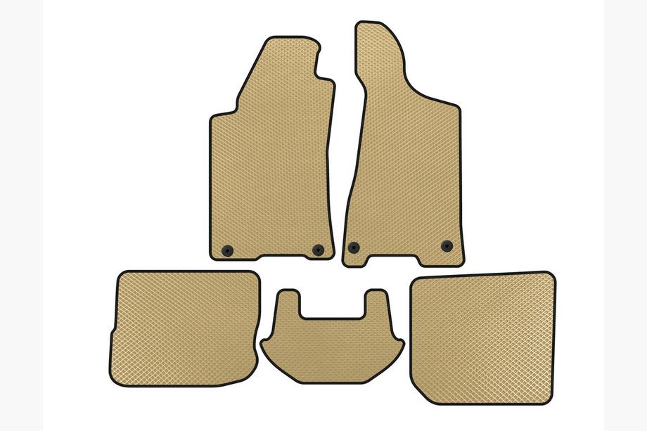 Audi 80/90 1987-1996 Tappetini auto EVA (1991-1996, Sedan, Beige) Image