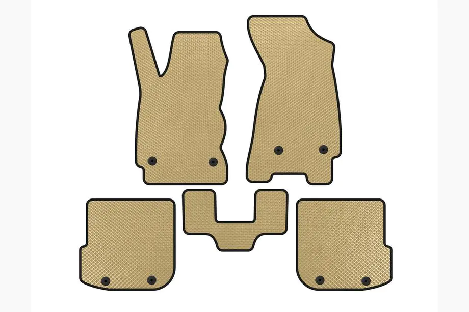 Audi A4 B5 1994–2001 Tappetini in EVA (Avant, Beige) Foto 1