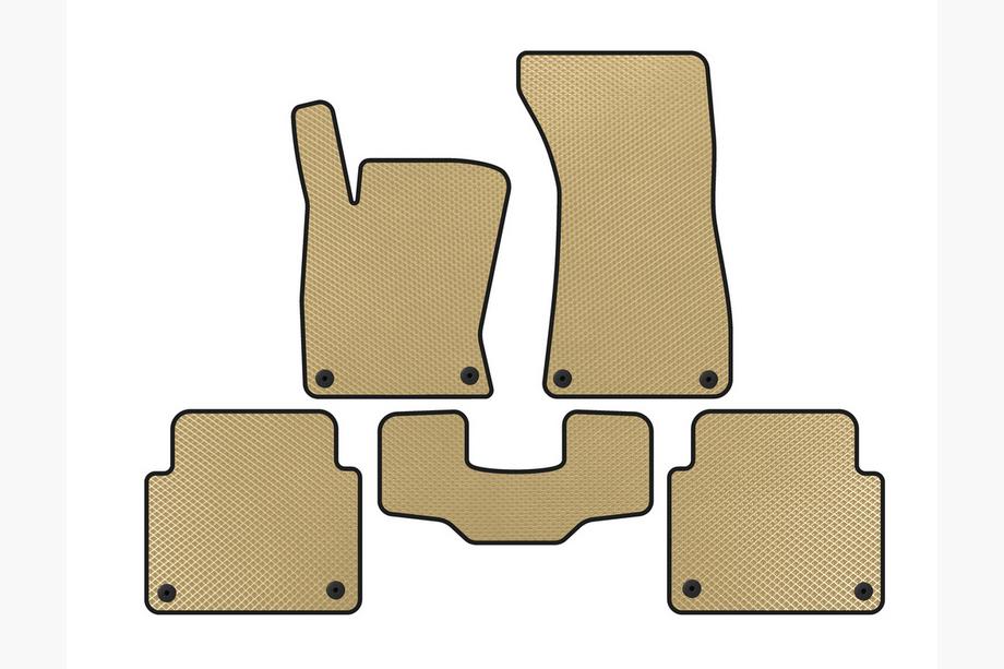 Audi A8 2002-2009 Tappetini EVA (Short, Beige) Image